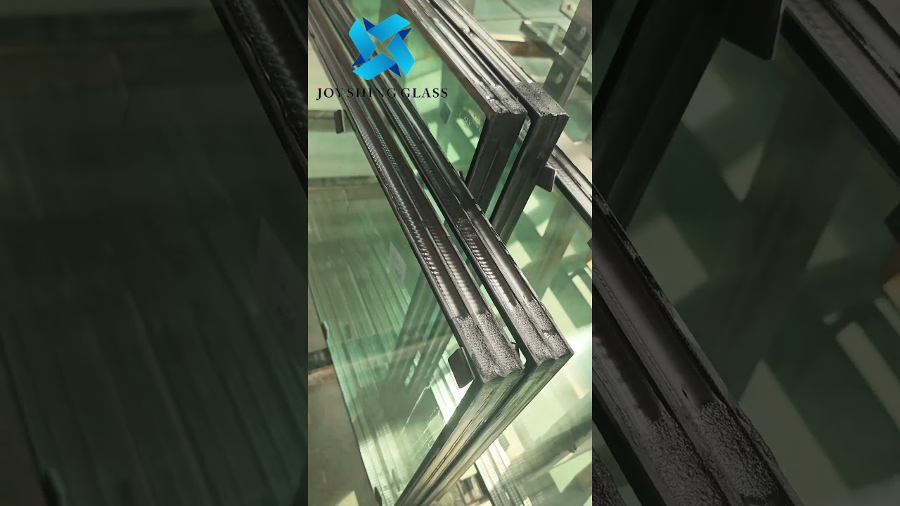 Customized Three Glass Two Cavity Insulated Glass #insulatedglass #buildingglass