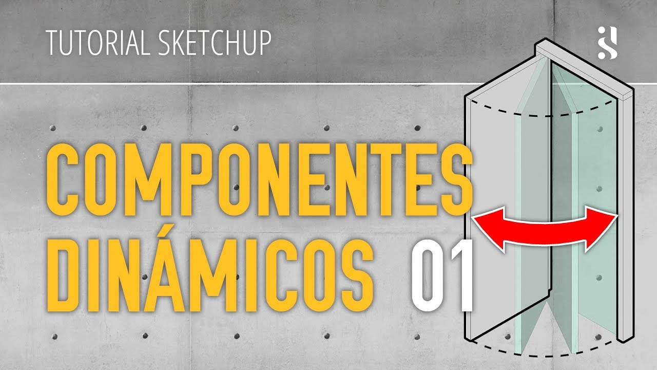 SketchUp Componentes Dinámicos 01 - Puertas abatibles