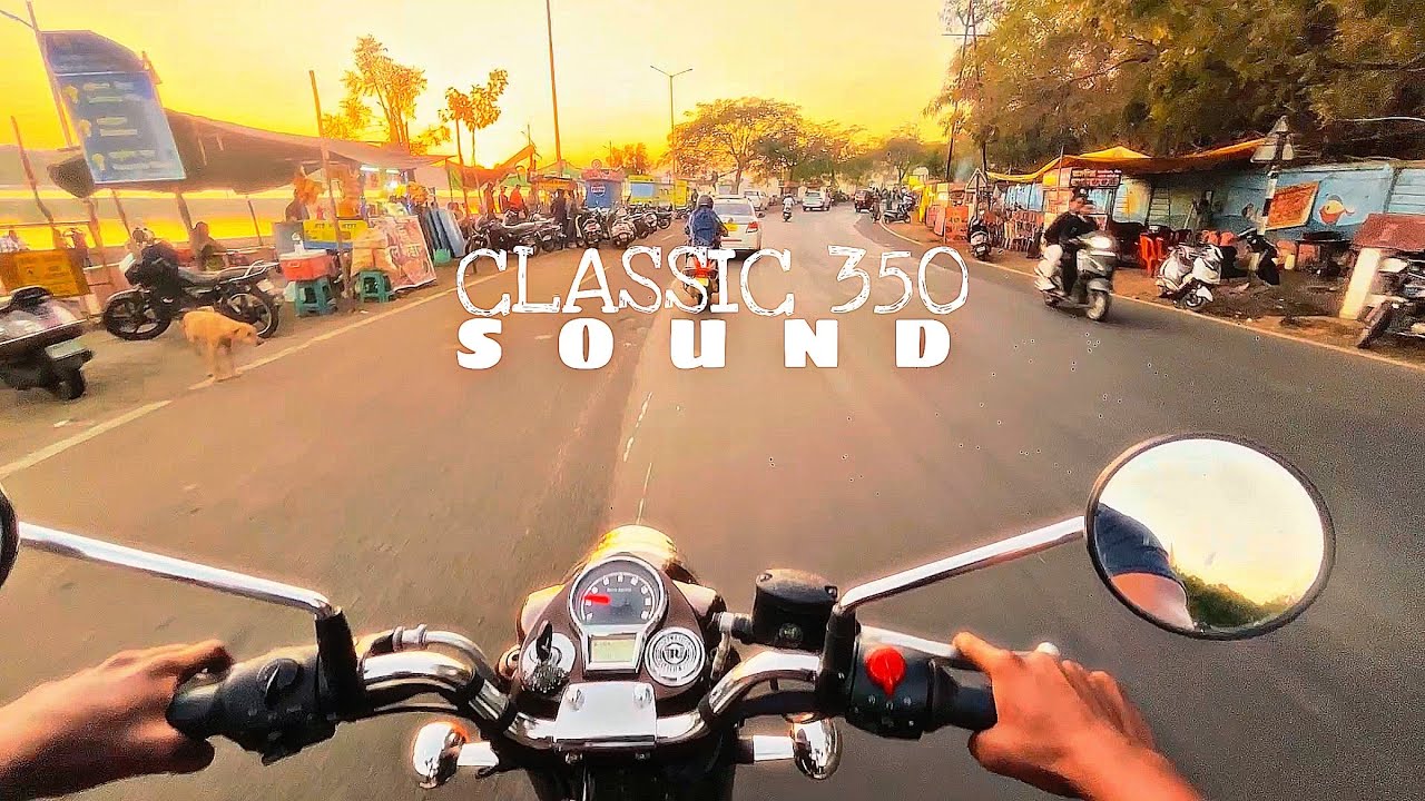 Pushing the Classic 350 HARD | Untamed Sound |  SUNSET CLASSIC POV