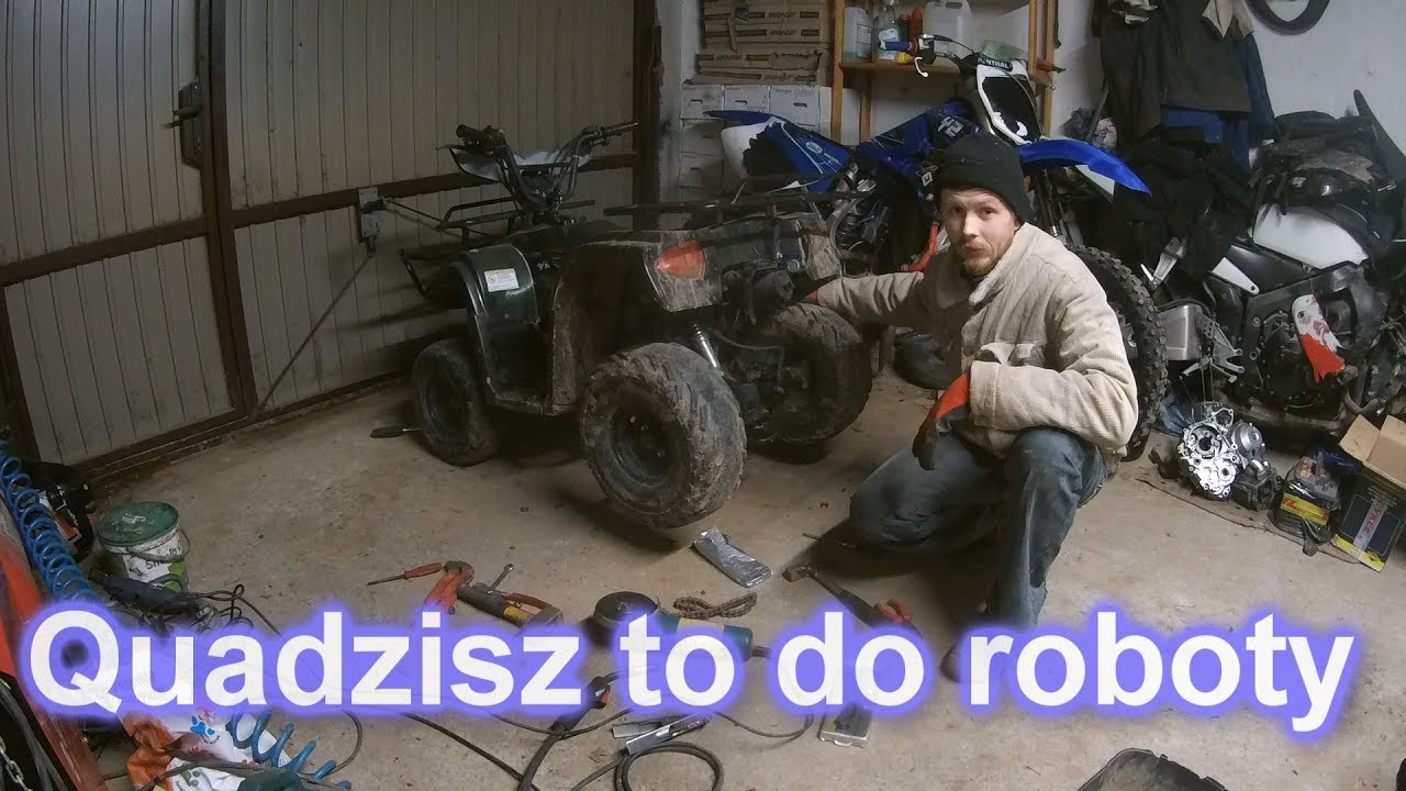 #1 ATV 110  Poprawki przy quadziszu Kolegi