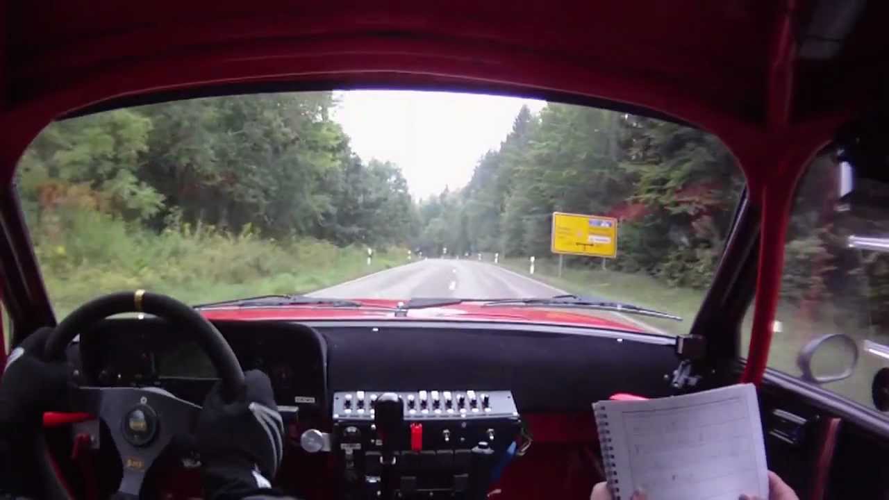 Rallye Calw 2012 Onboard WP1 Schraitle/Rosza Opel Ascona B 16V