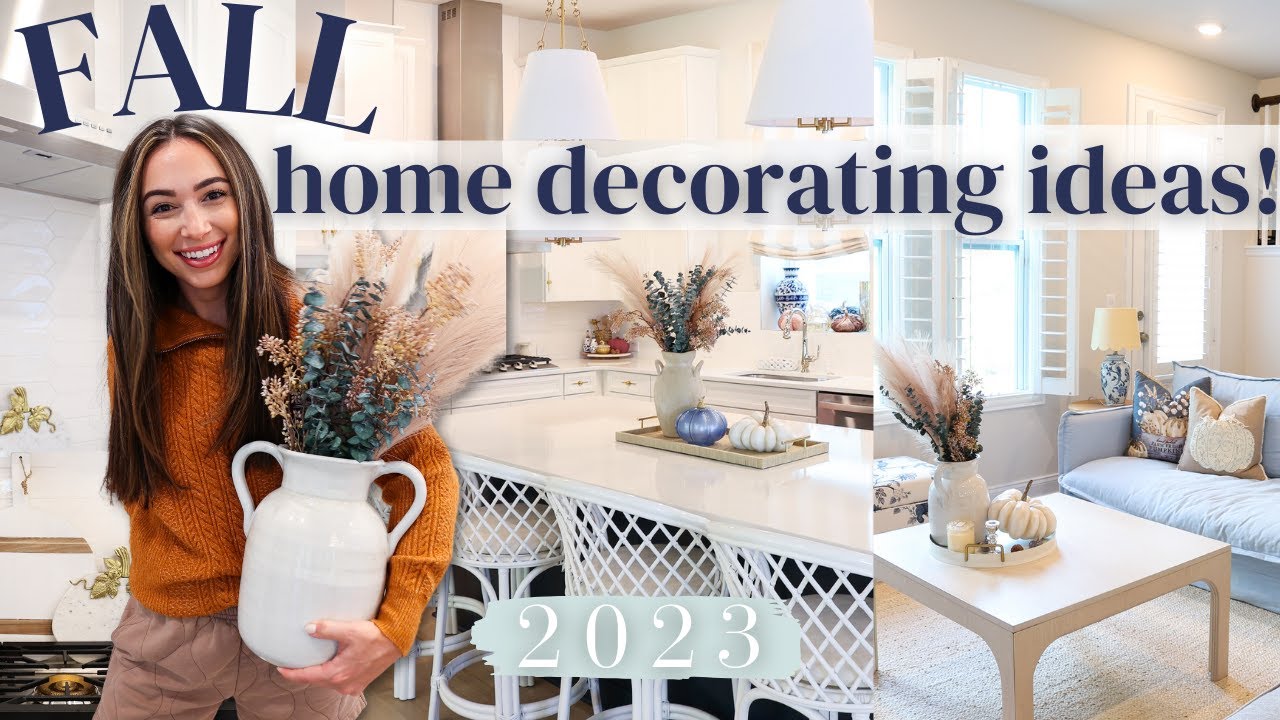 2023 FALL DECORATING! Fall Decorate with Me! | Fall Interior Design Ideas | Alexandra Beuter