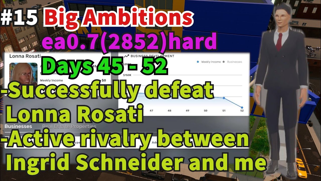 BIG AMBITIONS Arthur gameplay for relax or study - Days 45 - 52