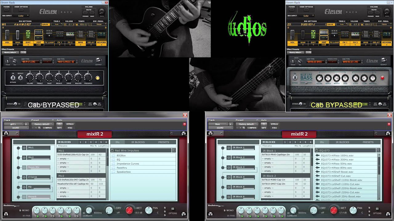Eleven Rack Mark IIc+ Amp With Redwirez Cab - Metal