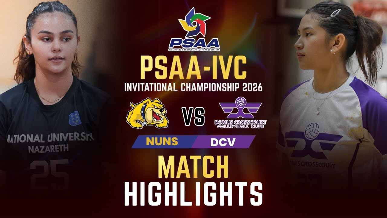 NU VS. DOMU CROSSCOURT (CAL) | MATCH HIGHLIGHTS | PSAA INVITATIONAL VOLLEYBALL CHAMPIONSHIP 2026