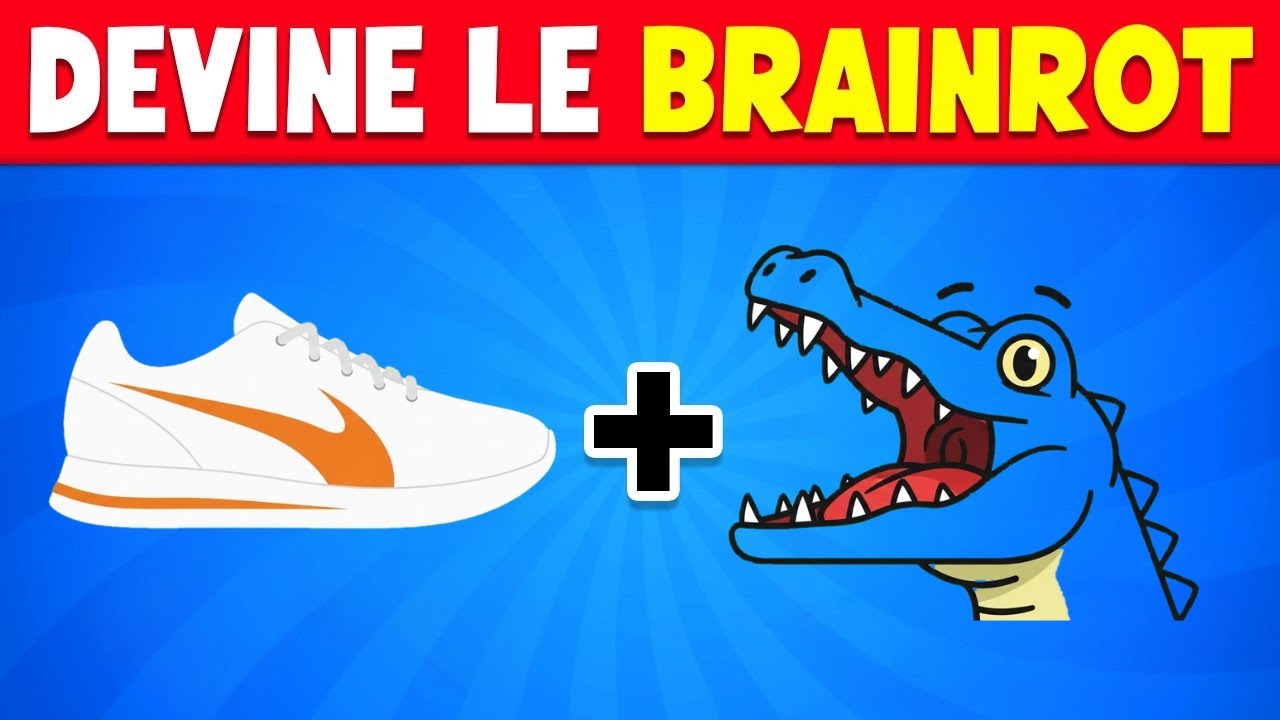 Devine le Brainrot Italien en Émoji 🧠😎🦈 Quiz Animaux Brainrot Émojis
