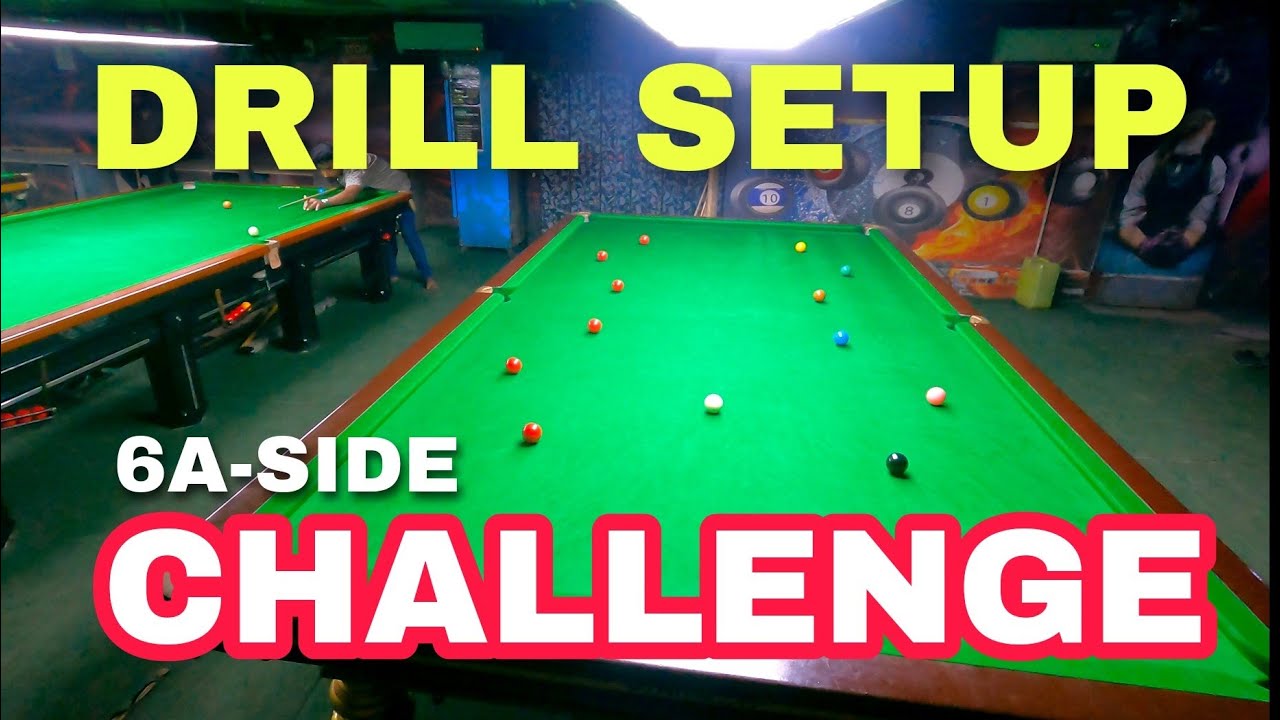 I Tried This 6-A Side Snooker Challenge - Practice Drill by JJSNOOKER