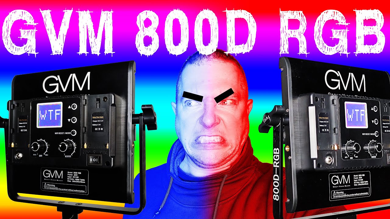 GVM 800d RGB LED Video Leuchte: Danke aber nein danke TechBoss Deutsch