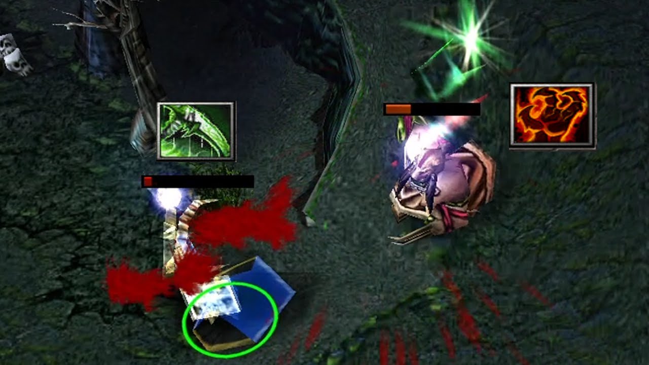 DOTA NECROLYTE vs BLOODSEEKER: 1 SEC = 1500 INSTANT DAMAGE