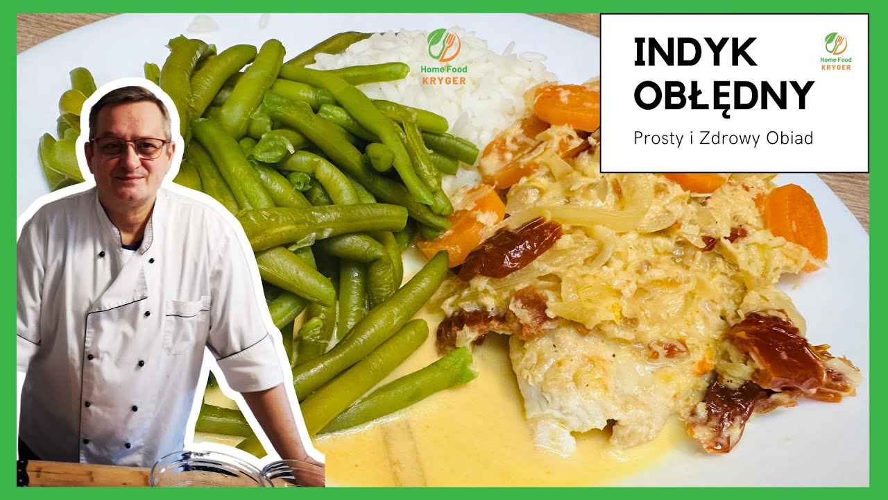 Indyk w Sosie Ryż I Fasolka Szparagowa Krok po kroku