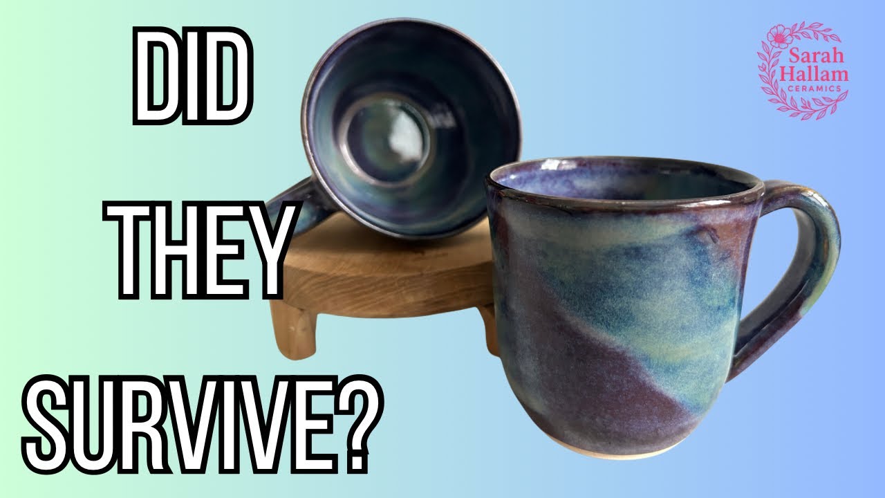 Открытие печи: презентация ✨ Эксперименты с синей глазурью, повторные обжиги и успехи в глазури #36