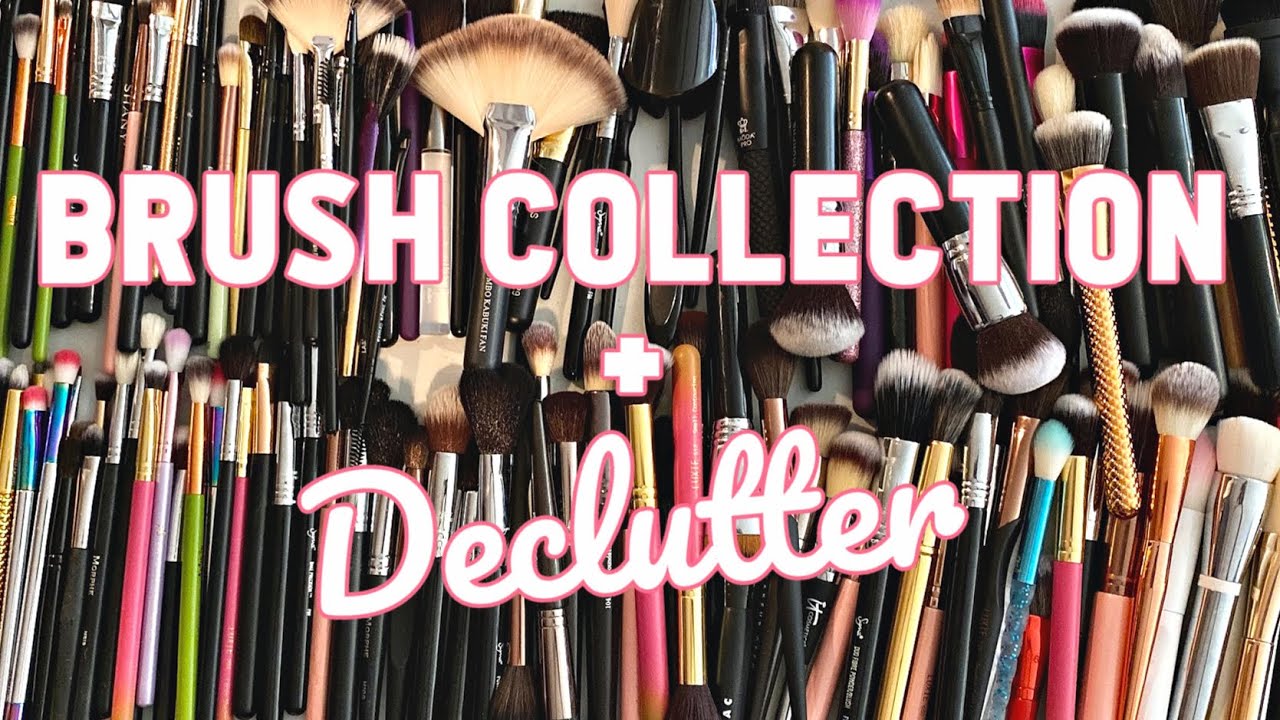 Makeup Brush Collection and Declutter | Shelly Slays the Day