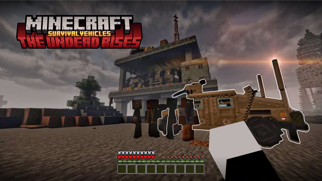 I FOUND A HUMVEE IN MINECRAFT THE UNDEAD RISES!!!