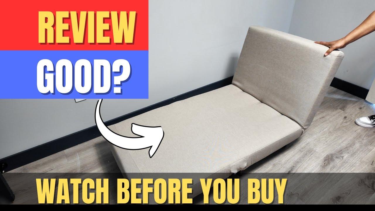 Convertible Sleeper Chair &ndash; 3 in 1 Chair Bed