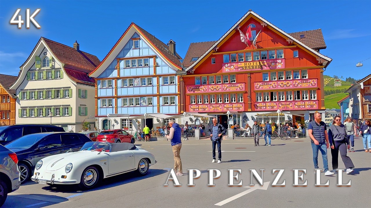 APPENZELL SWITZERLAND 🇨🇭 MUST-VISIT DESTINATION 4K Picturesque town walking tour