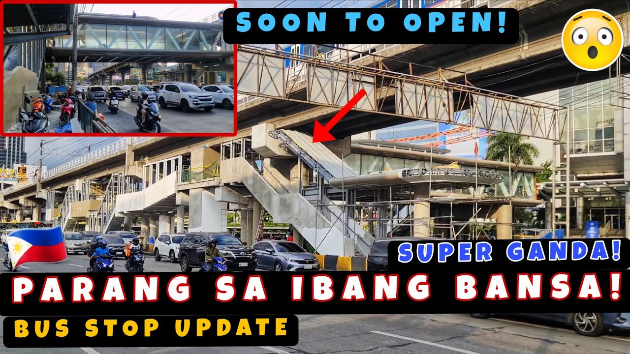 Parang sa Ibang Bansa ang Disenyo ng Bus Stop! Super Ganda! Malapit na Matapos! 🇵🇭
