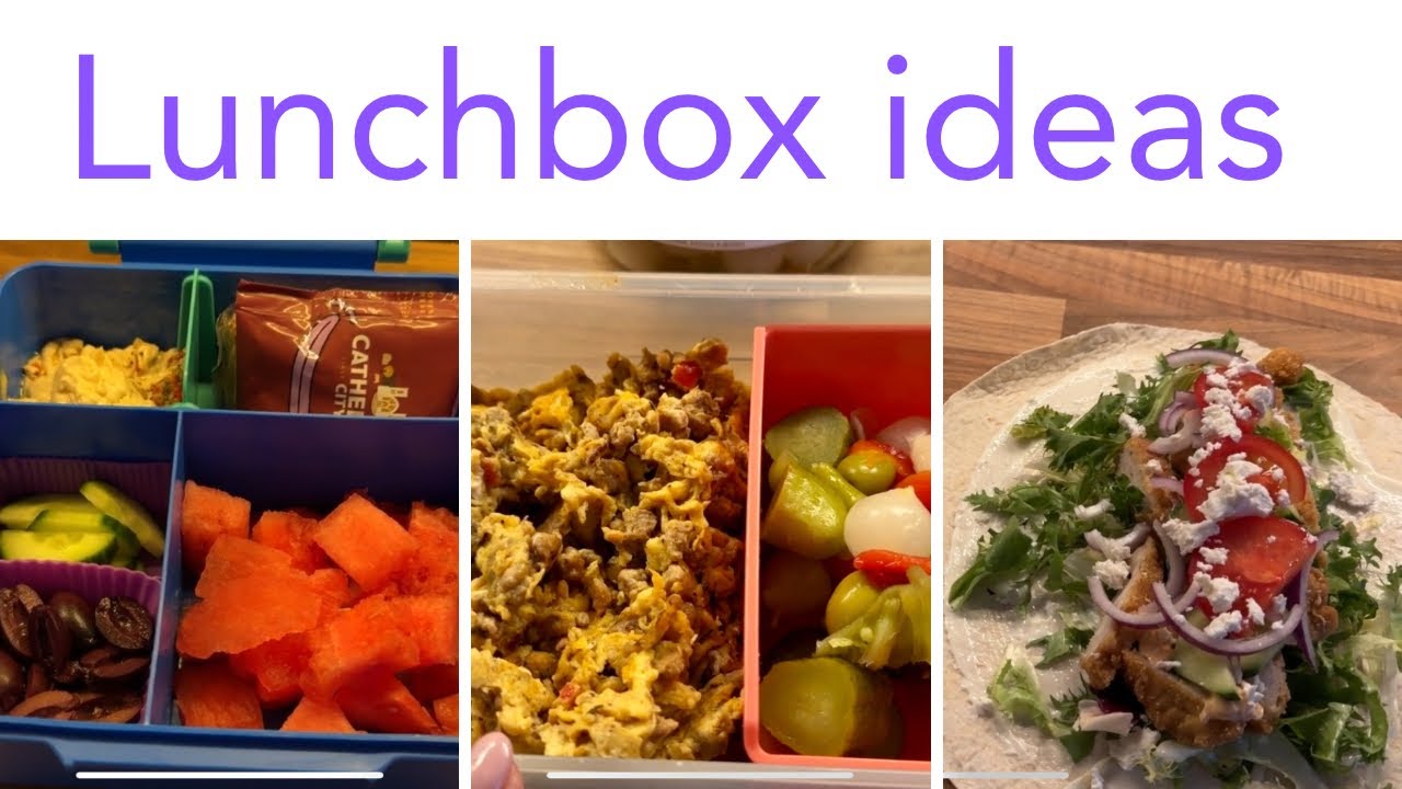 5 IDEI DE PACHET | PACHET pentru SCOALA/SERVICI #lunchbox #lunchboxideas #packedlunch