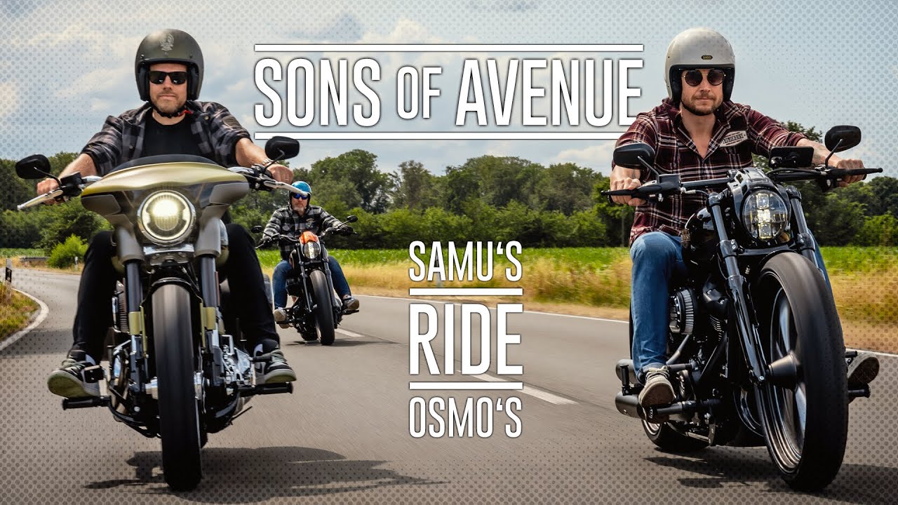 Sons of Avenue Movie - Thunderbike meets Sunrise Avenue - customized Harley-Davidson FXBRS/FLSB