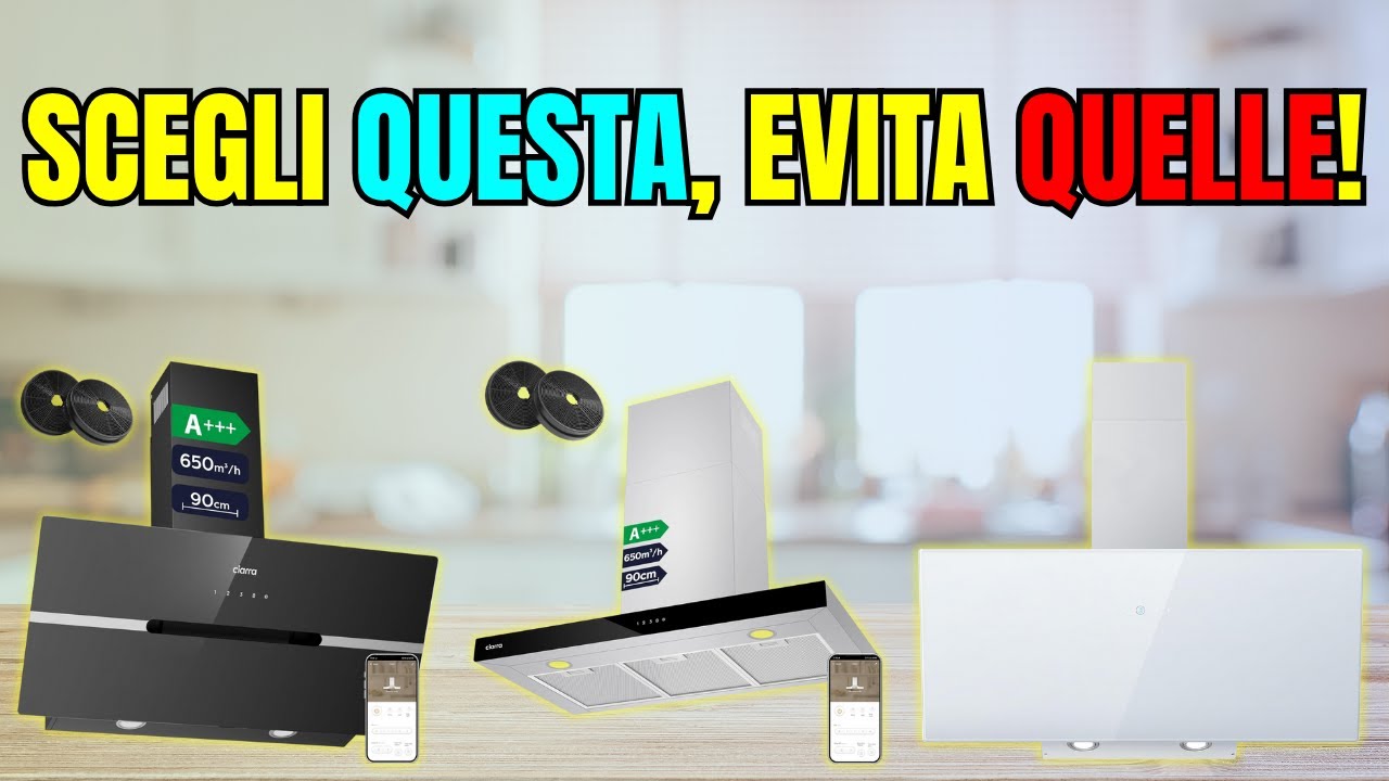 Le 5 Migliori Cappe da Cucina 90 cm – Potenti, Silenziose e a Basso Consumo