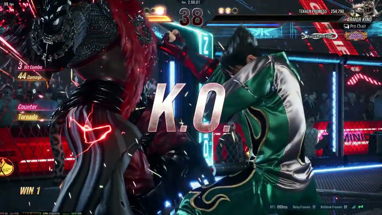 JIN vs ARMOR KING | Tekken 8 Rank Season 2 ( ULTRA GRAPHICS )