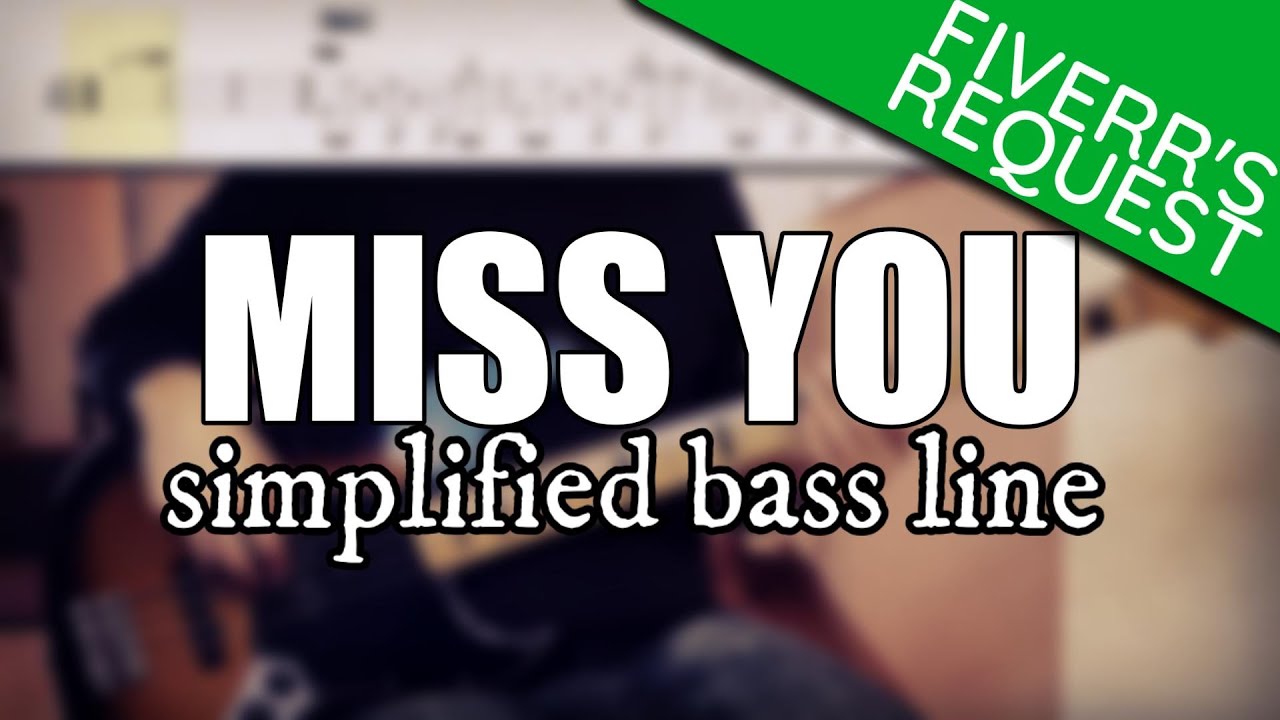 Miss You - The Rolling Stones | Simplified bass line with tabs #141