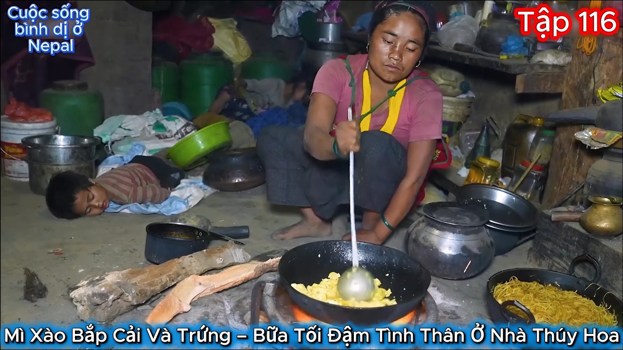 Thúy Hoa Tập 116 - Mì Xào Bắp Cải Và Trứng – Bữa Tối Đậm Tình Thân Ở Nhà Thúy Hoa
