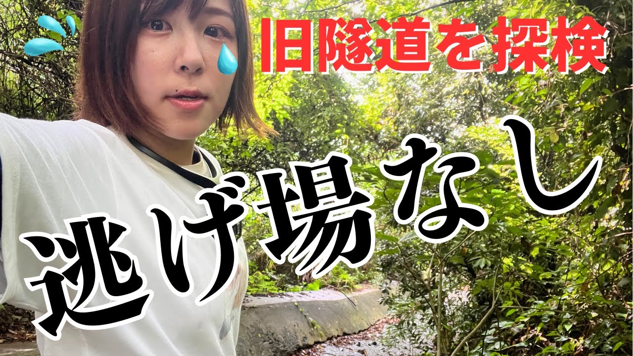 獣道を行く！女性ライダーの隧道探検記｜YAMAHA TDM900｜旧石部隧道