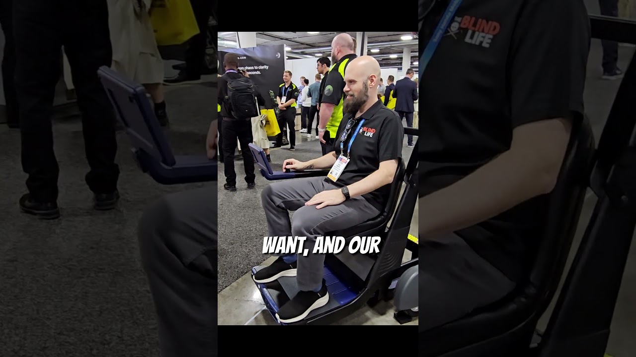 CES 2026 Blueberry Technology Автономная инвалидная коляска для аэропорта