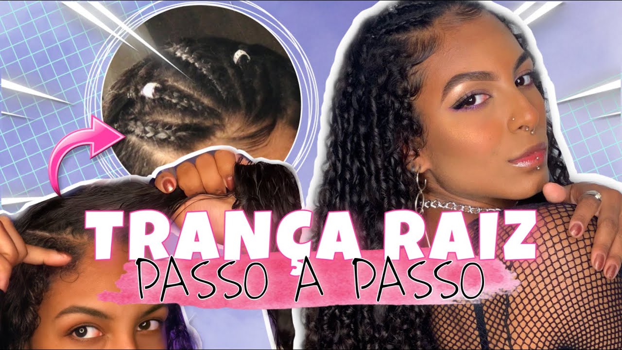 COMO FAZER TRANÇA NAGÔ / RAIZ SOZINHA! *muito fácil*