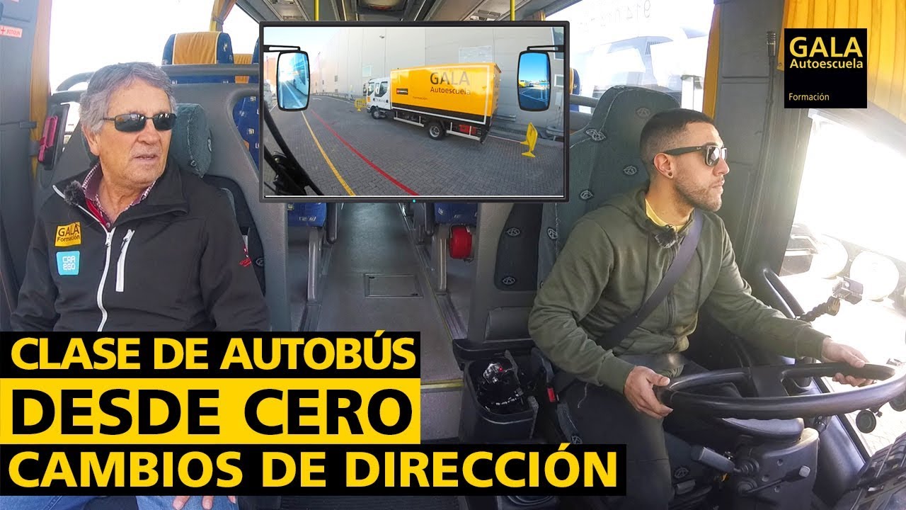🚌 Clase de Manejo: AUTOBÚS. Domina los cambios de dirección I Permiso D
