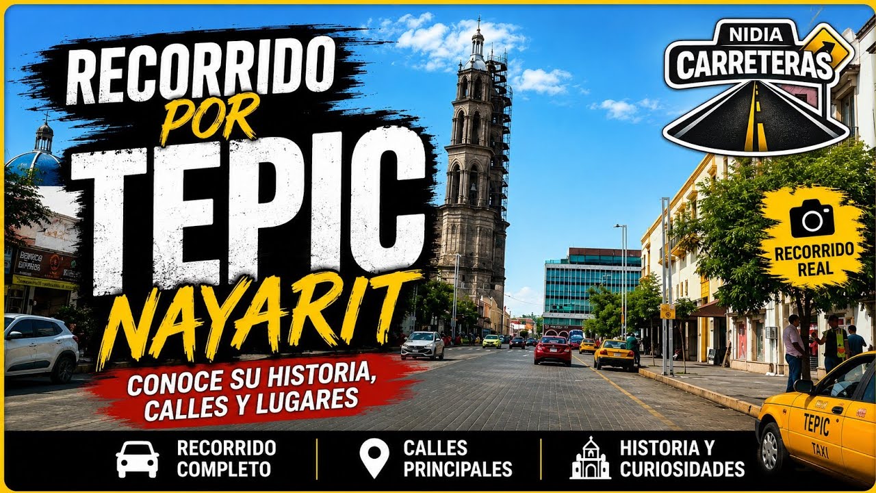 &iquest;C&Oacute;MO ES TEPIC, NAYARIT? 🇲🇽 | Recorrido por sus calles y avenidas