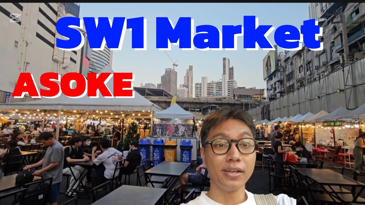 มาเที่ยว ที่ SW1 Market และ Karean  Town  ที่สขุมวิท มีนักท่องเที่ยว้ยอะมากๆ 