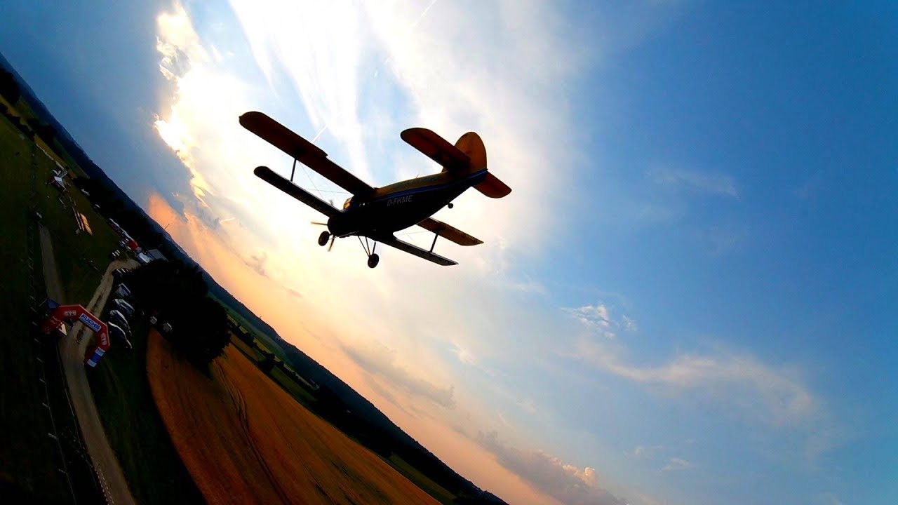 4. Airlinertreffen 2017 in Oppingen - große Modellflugzeuge aus der Luft gefilmt