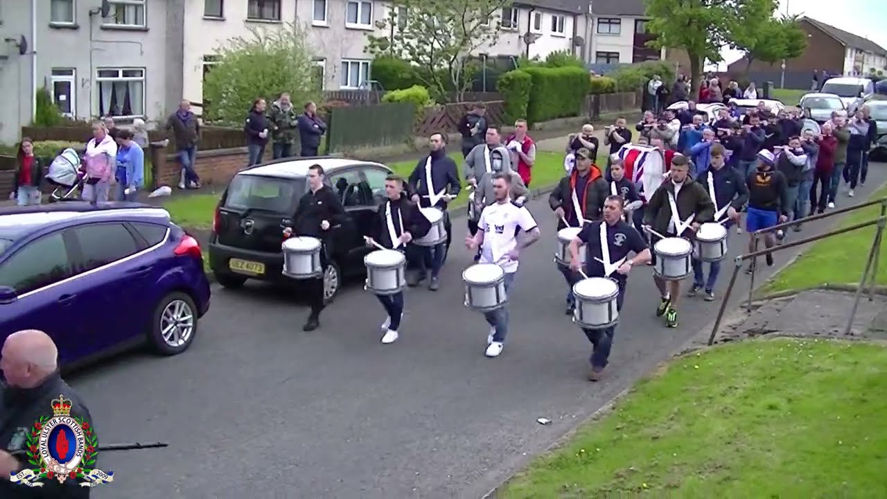 Cloughfern Young Conquerors FB @ Pride Of The Hill FB Carnmoney Parade 2021