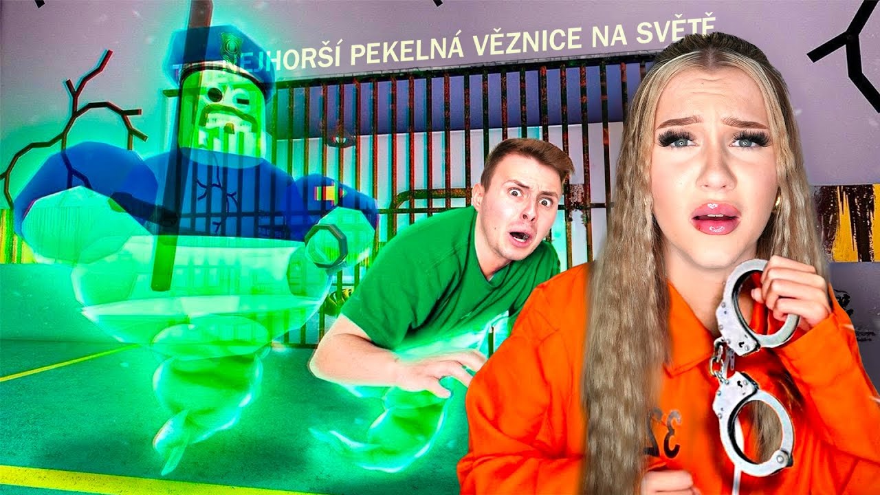 UTEKLI JSME Z VĚZENÍ DĚSIVÉHO BARRYHO V ROBLOXU (OBBY)