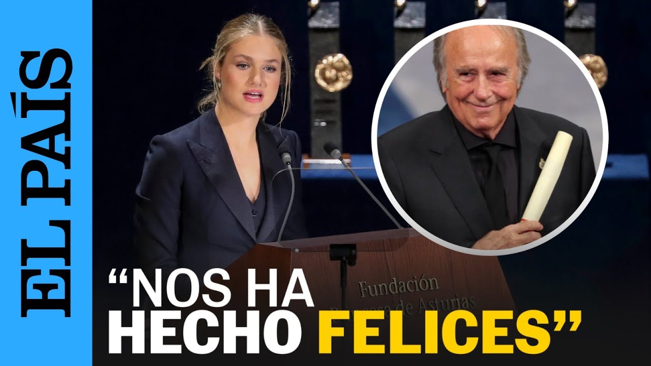 Las emotivas palabras de Leonor de Borbón a Serrat: “Ha hecho felices a varias generaciones