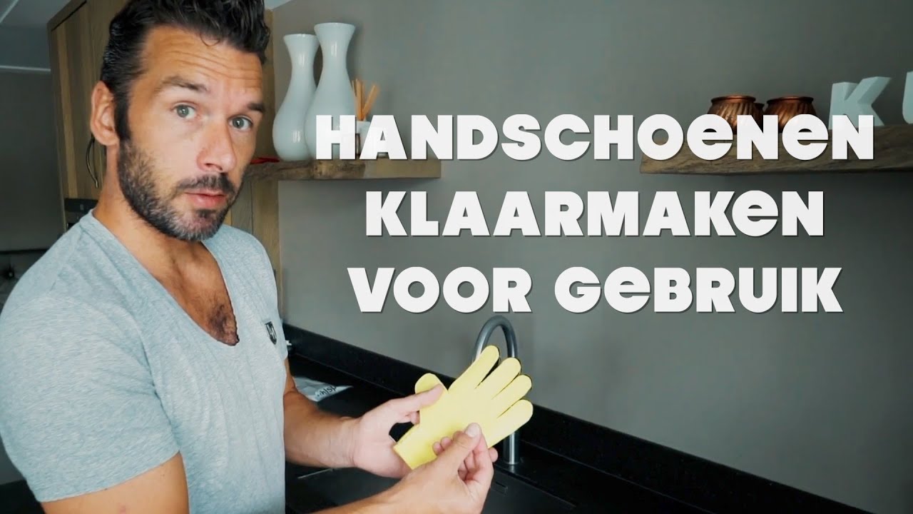 HANDSCHOENEN KLAARMAKEN VOOR GEBRUIK