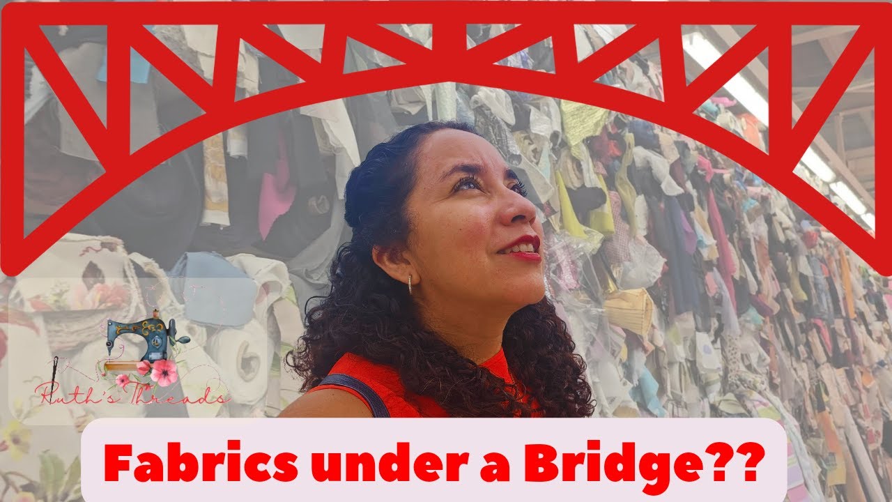 Fabrics under a bridge?? Come and watch where this place is!!