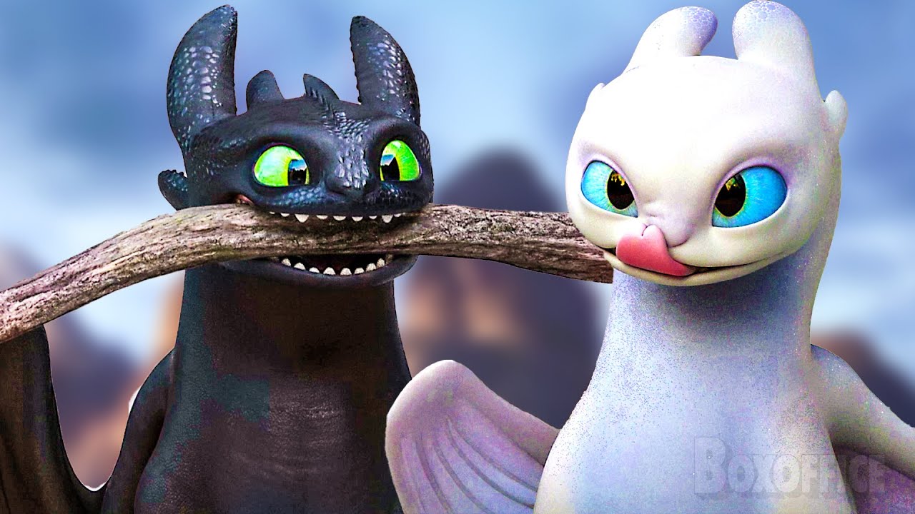 Banguela encontra uma ador&aacute;vel dragonesa | Como Treinar o Seu Drag&atilde;o 3 | Clipe 🔥 4K