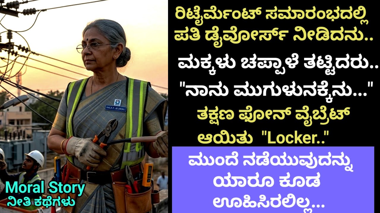 Moral Story | ರಿಟೈರ್ಮೆಂಟ್ ಪಾರ್ಟಿಯಲ್ಲಿ ಪತಿ ಡೈವೋಸರ್ಸ್ ಕೊಟ್ಟನು, ಮಕ್ಕಳು ಚಪ್ಪಾಳೆ ತಟ್ಟಿದರು. ಫೋನ್ ವೈಬ್ರೇಟ್
