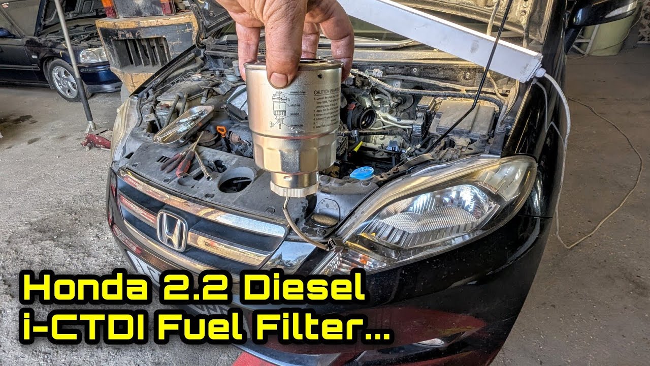 Руководство по топливному фильтру Honda 2.2 Diesel i-CTDI. Civic FRV CRV Accord