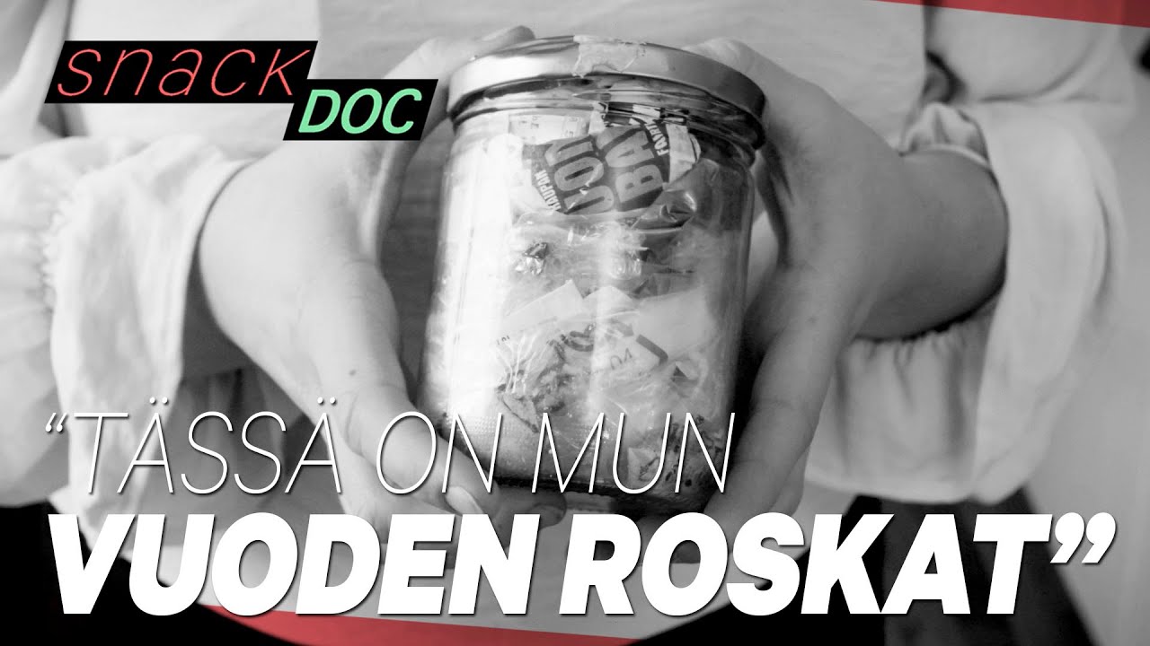 Julian kaikki vuoden roskat mahtuvat lasipurkkiin – Snack DOC