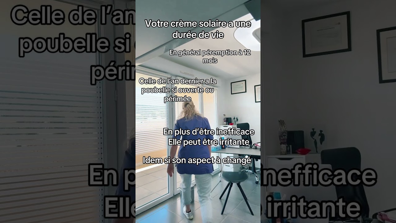 La protection solaire de l’an dernier va à la poubelle 