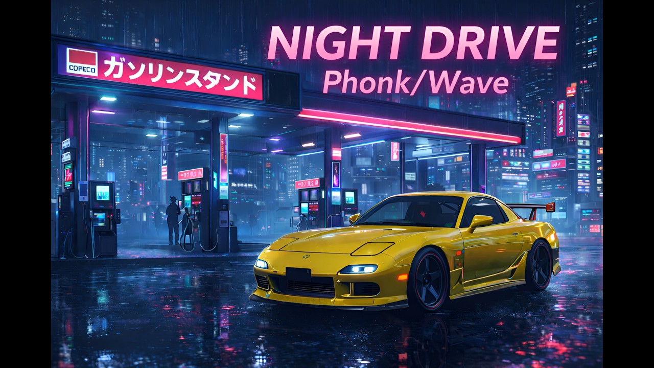 DARK WAVE PHONK TRACK | Ghosts of Shuto City | Night Drive VIBES