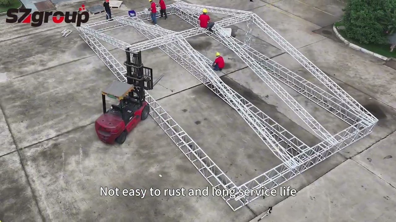 aluminum concert stage roof truss