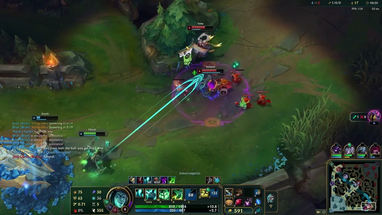 Momma said don’t chase thresh