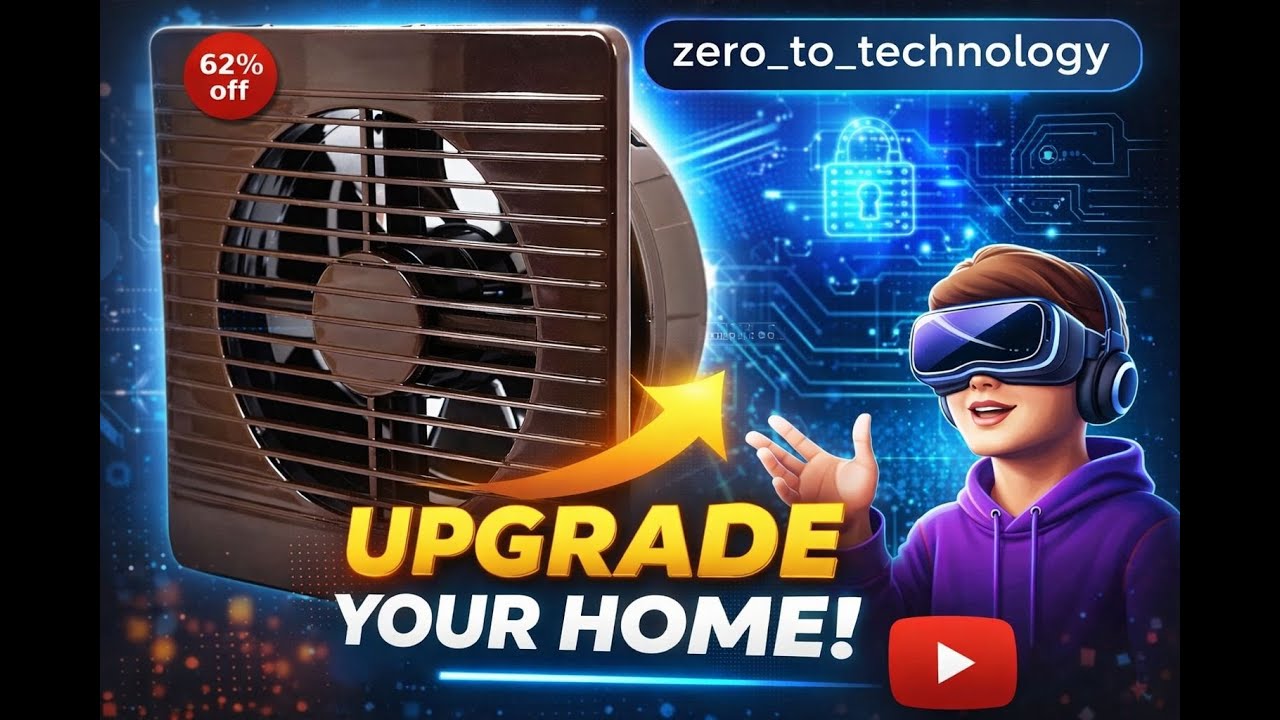 HEWA Onyx 150mm High Speed Exhaust Fan | Performance & Honest Review | zero_to_technology