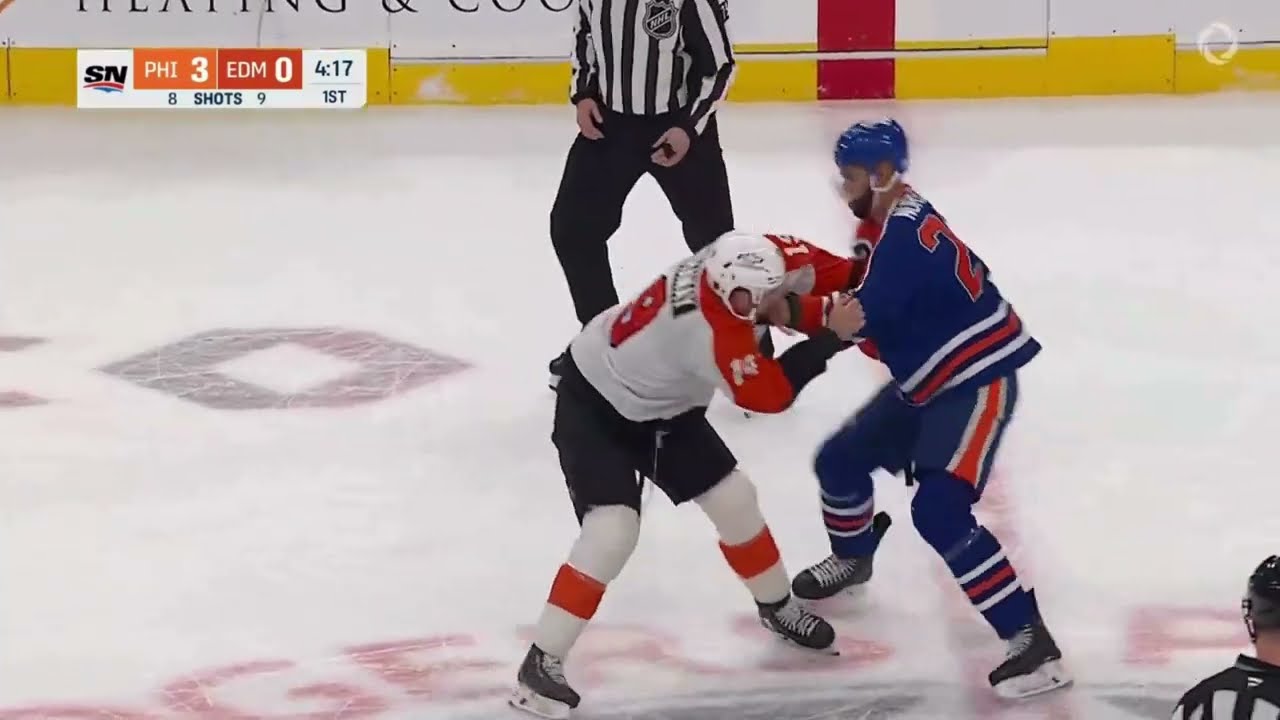 Darnell Nurse Drops The Gloves With Garnet Hathaway
