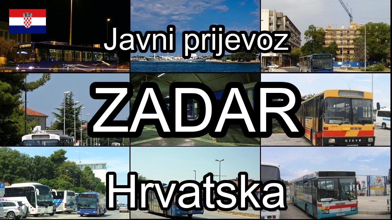 Zadar, Hrvatska. Javni prijevoz