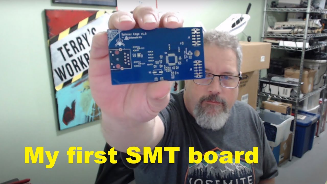 My first surface mount component board.
